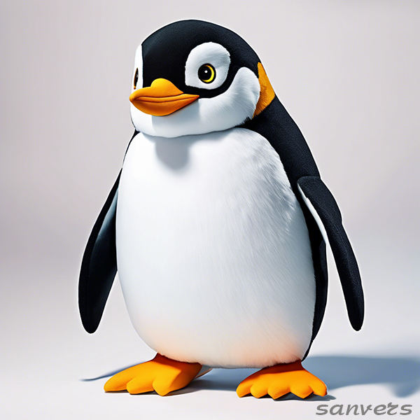 Мягкая игрушка пингвин Лютик, 47 см