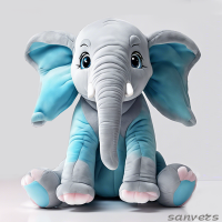 Мягкая игрушка слоник Сенди, 49 см